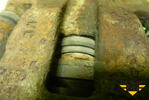 Суппорт задний правый для Hyundai Solaris с 2010-2016г (Солярис)