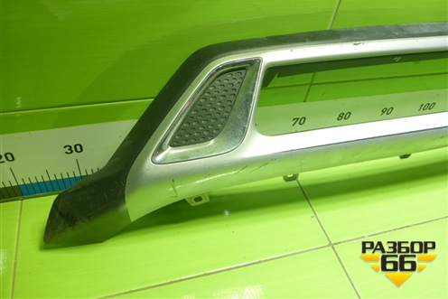 Накладка переднего бампера нижняя (после 2018г нижняя) (6405A269) для Mitsubishi Outlander с 2012-2024г (Аутлендер)