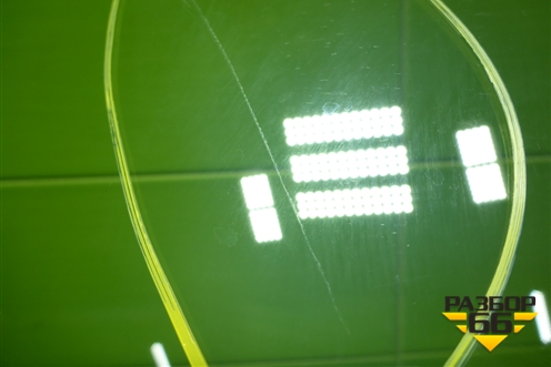 Стекло двери передней левой для Mitsubishi ASX с 2010г (АСХ)