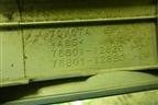 Накладка крышки багажника (7680112820) для Toyota Corolla (E15) с 2006-2013г (Королла 150)