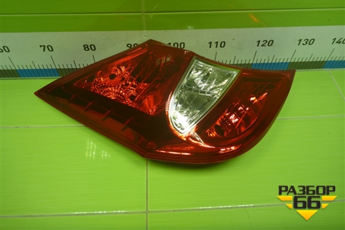 Фонарь задний левый (хетчбэк) (924011R200) для Hyundai Solaris с 2010-2016г (Солярис)