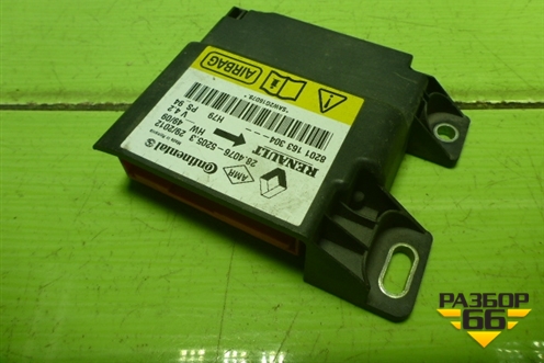 Блок управления AIR BAG (8201163304) для Renault Duster I с 2010-2021г (Дастер)