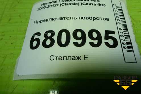Переключатель поворотов для Hyundai Santa Fe с 2000-2012г (Classic) (Санта Фе)