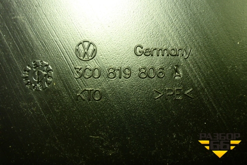 Воздуховод отопителя (3C0819806A) для Volkswagen Passat-CC с 2008г (Пассат ЦЦ)