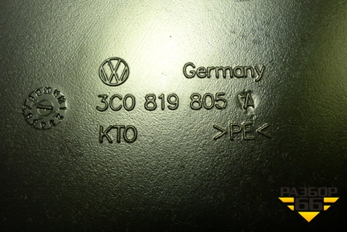 Воздуховод отопителя (3C0819805A) для Volkswagen Passat-CC с 2008г (Пассат ЦЦ)