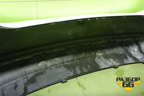 Бампер задний (под парктроник лифтбэк) (60U807421) для Skoda Rapid с 2013г (Рапид)