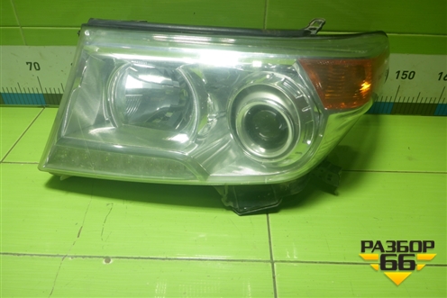 Фара левая (после 2012г до 2015г установлен BI-Led модуль) для Toyota Land Cruiser (200) с 2008г (Ленд Крузер)