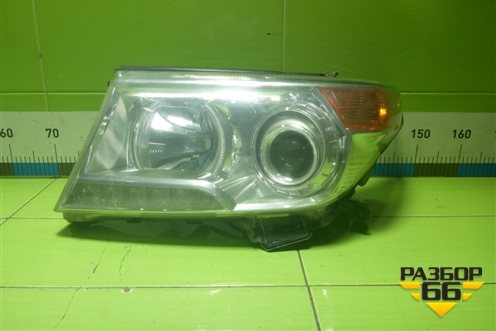 Фара левая (после 2012г до 2015г установлен BI-Led модуль) для Toyota Land Cruiser (200) с 2008г (Ленд Крузер)