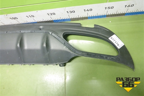 Юбка заднего бампера (A2058853103) для Mercedes Benz C-Klass W205 с 2014г (Ц)