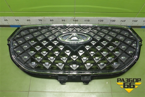Решетка радиатора (под камеру) (602001506AA) для Chery Tiggo 8 Pro с 2021г (Тиго 8 Про)