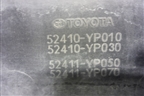Юбка переднего бампера (после 2020г) (52410YP010) для Toyota Hilux с 2015-2026г (Хайлюкс)