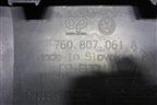 Юбка переднего бампера (R-Line) (760807061A) для Volkswagen Touareg с 2018г (Туарег)