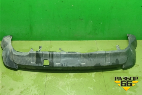 Юбка заднего бампера для Mitsubishi Outlander XL с 2006-2012г (Аутлендер ХЛ)