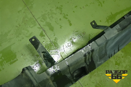 Юбка заднего бампера для Mitsubishi Outlander XL с 2006-2012г (Аутлендер ХЛ)