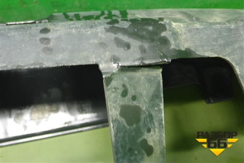 Юбка заднего бампера для Mitsubishi Outlander XL с 2006-2012г (Аутлендер ХЛ)