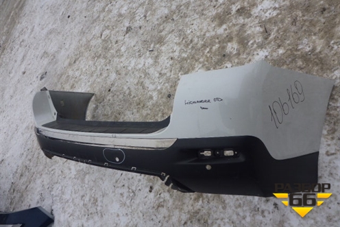 Бампер задний (под парктроник) (5215948170) для Toyota Highlander с 2007-2013г (Хайлендер)